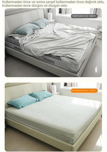 Wezone Yatak Çarşafı Sabitleyici Seti - 4 Parça Pvc Malzeme İle Güvenli Tespit