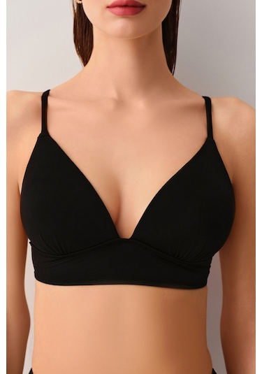 Suwen Dolgulu Bralet Bikini Üst Sbn25645012 Siyah