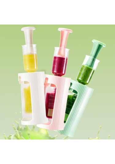 Ev Yapımı Mama Poşeti Doldurma İstasyonu Mama Poşeti Yapıcı Yeşil