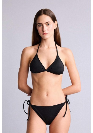 Defacto İpli Siyah Kadın Bikini Üstü T3666az/bk81