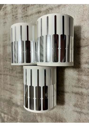 Kuyumcu Etiketi P.p Opak Metalize Etiket 72mm X 10mm