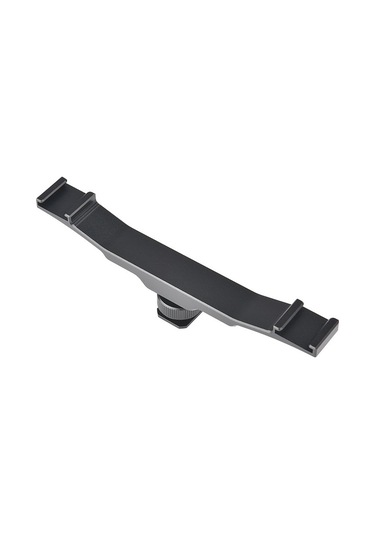 Dslr için Flaş Bracket İki Girişli Flaş- Led- Mikrofon Tutucu