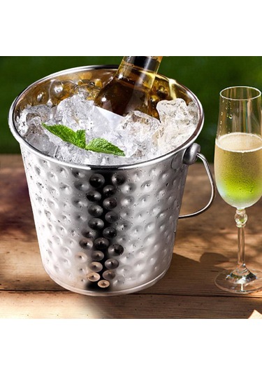 Homyl Partiler Için Buz Kovası Piknik Partisi İçecek 2.0l Gümüş