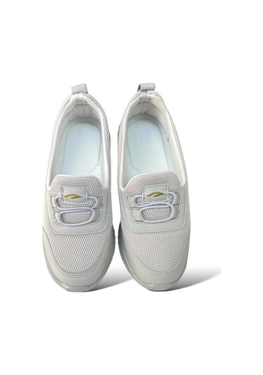 Akıllı Bağcıklı Çocuk Babet Ayakkabı Gri-gri Gri