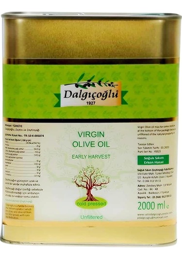 Dalgıçoğlu Erken Hasat Naturel Sızma Zeytinyağı Filtresiz 2 L