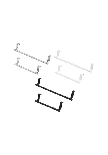 Tongxida Askeri Bosphorusboutique Uzunluk: Üstü Sones Paslanmaz Kapı Kapı Havlu Dolap Delinmeyen Cm Çelik Bezi Beyaz Askısı, A Diğer