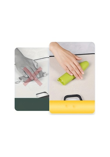 Chuangyinshop Yeşil 5 Adet Manuel Ergonomik Sarımsak Soyucu Ve Ezici Dayanıklı Silikon Mutfak Aleti