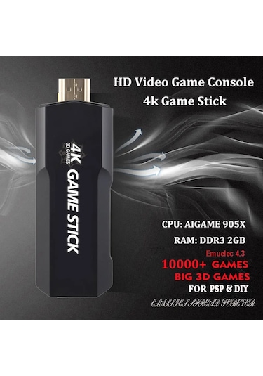 AIGAME 905X HDMI Game Stick 20000 Oyunlu TV i 4K Konsol