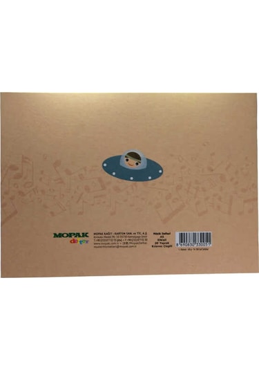 Mopak Küçük Müzik Defteri 20 Yaprak