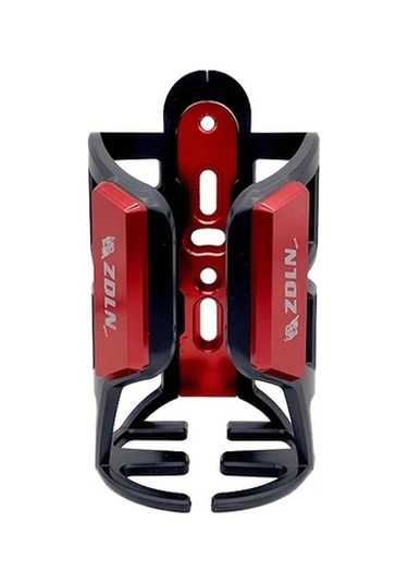 Chuangyinshop Zonk Alaşım Su Şişesi Tutucu Dayanıklı Kolay Montaj Seyahat Ve Sürüş İçin Kırmızı Kırmızı