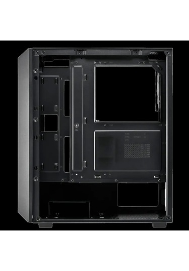 Vento Vg3400s Mid Tower, 650w 80+ Siyah, Temperli Cam, Rgb, Atx Gamıng Kasa