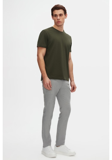 D's Damat Ds Damat Relaxed Fit Haki %100 Pamuk T-shirt 6hc14ort02005 Haki