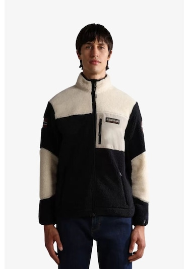 Napapijri Yupık Fz 3 Erkek Ceket Np0a4gntma91 Siyah - Bej