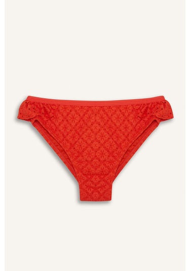 Defacto Kız Çocuk Desenli Bikini Takımı E5126a825hsog588 Turuncu