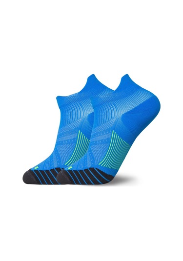 Mavi Erkekler Ve Kadınlar İçin Terry Çorap Kısa Tüp Maraton Koşu Çorapları Hızlı Kuru Giyilebilir Koşu Spor Çorapları Mavi