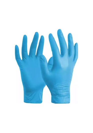 Beybi Mavi Pudrasız Nitril Eldiven S 20 x 100'lü