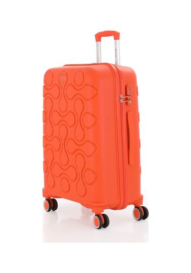 Mçs Polipropilen 3lü Valiz Seti Orta & Kabin & Makyaj V376 S23sy1000052-set 00314 Portakal