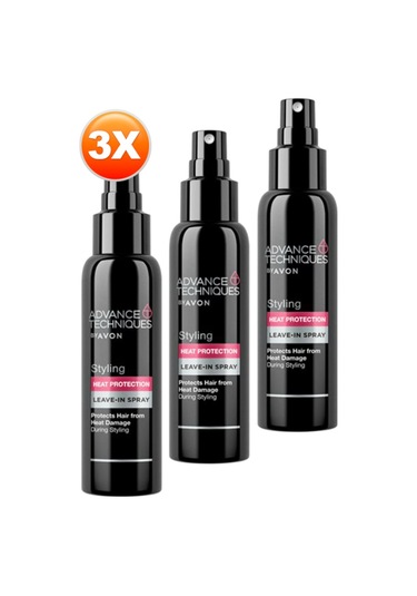 Avon Advance Techniques Saçları Isı Etkilerinden Korumaya Yardımcı Sprey 3 x 100 ML