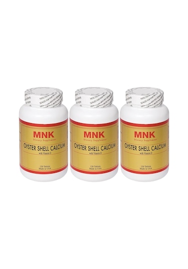 Mnk Oyster Shell Calcium Vitamin D 3x120 Tablet