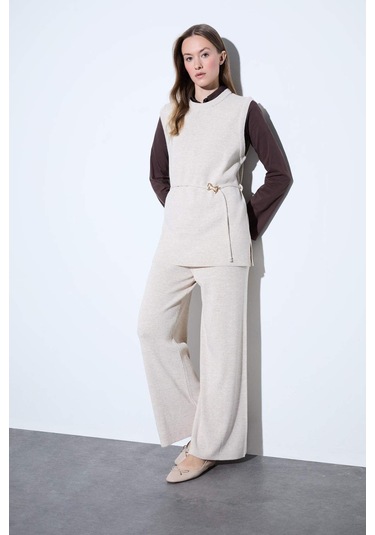 Defacto Relax Fit Pantolon V0088az25wner99 Ekru