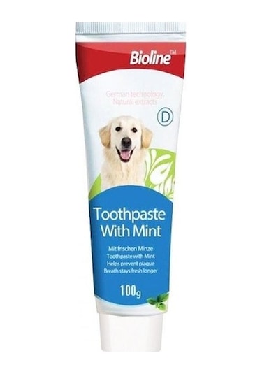 Biolife Bioline Nane Aromalı Köpek Diş Macunu 100 G