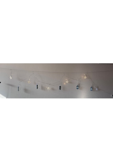 Ramazan Kandil Desenli 3 Metre Yıldız Perde Led Gün Işığı
