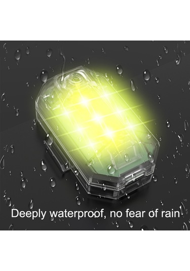 M3 Titreşim Algılama Motosiklet Bisiklet Uçak Patlama Işıkları Seyir Yanıp Sönen Anti-arka Uç Çarpışma Işığı 7 Renk