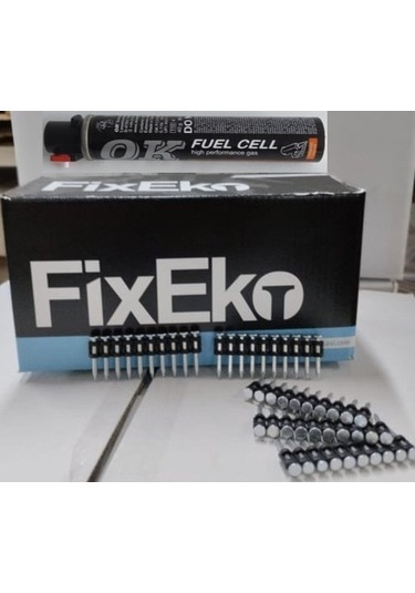 Fixpro C6 Eko Beton Çivisi 27 Mm + 165mm Gaz Tüpü 1000 Ad