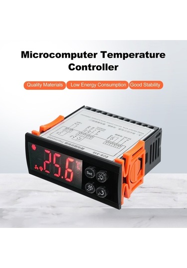 Ulzyvf Ecs-310 Dijital Termostat -50 C İle 99 C Arası Hassas Kontrol, Buzdolabı & Soğutma Sistemleri İçin