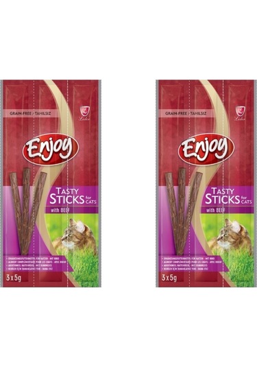 Enjoy Tasty Sticks Dana Etli Ödül Çubuğu 2'li 3 x 5 G