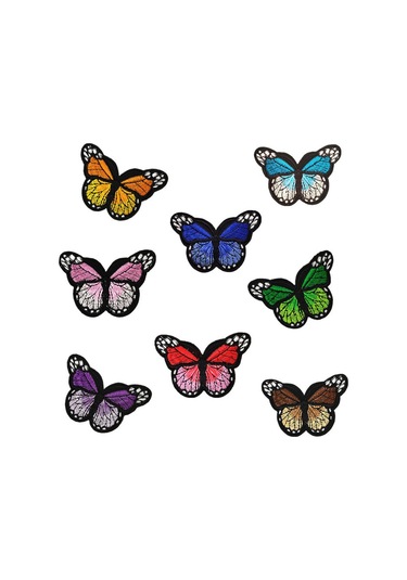 36 Adet İşlemeli Ütüyle Yapıştırılan Yamalar, İşlemeli Kendinden Yapışkanlı Ütüyle Yapıştırılan Yamalar