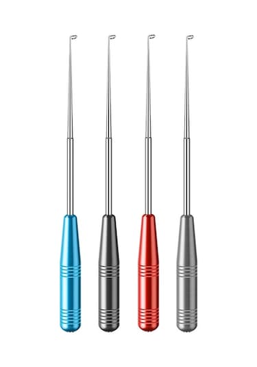 Kör Bıçaklama Cihazı Çok Fonksiyonlu Paslanmaz Çelik Balık Ağız Derin Boğaz Detacl Metal Kırmızısı , Boyut:kanca Retraktörü