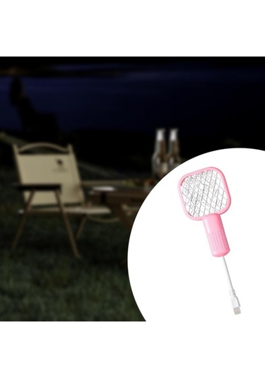 Trendooze Homyl Elektrikli Küçük Sineklik Pembe Kolay Kullanım