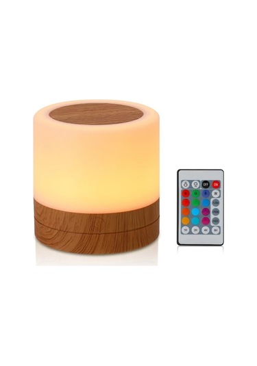 Novahub Rgb Gece Lambası Kamp Işığı Atmosfer Işıkları Başucu Lambaları Uzaktan Kumandalı Renk Değiştiren Çadır Aydınlatması Dokunmatik Kontrol, Renk Geçişli Beyaz