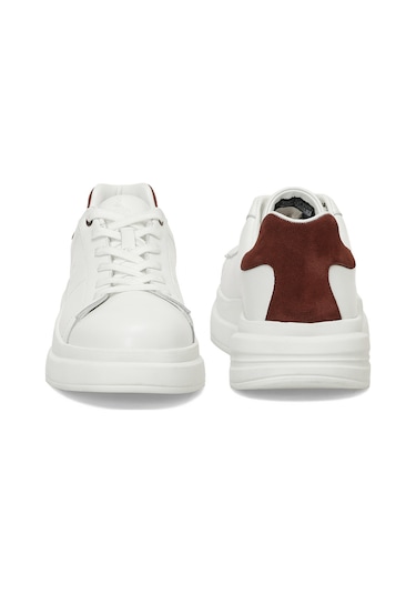 Lumberjack Suppose 5fx Beyaz Erkek Sneaker Beyaz-bordo Beyaz - Bordo
