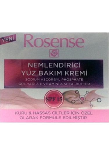 Rosense Nemlendici Yüz Kremi Kuru Ciltler için 50 ML