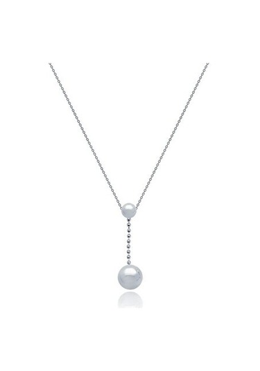 Tektaş - Beyaz Altın 14 Ayar Toplu Kolye N11.45622