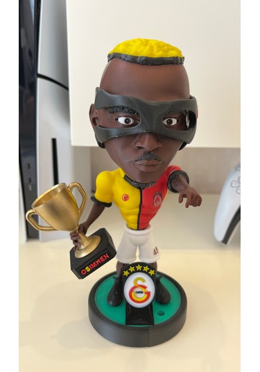 Victor Osimhen Figürü 5 Yıldız 25. Yıl Özel Seri 26 Cm