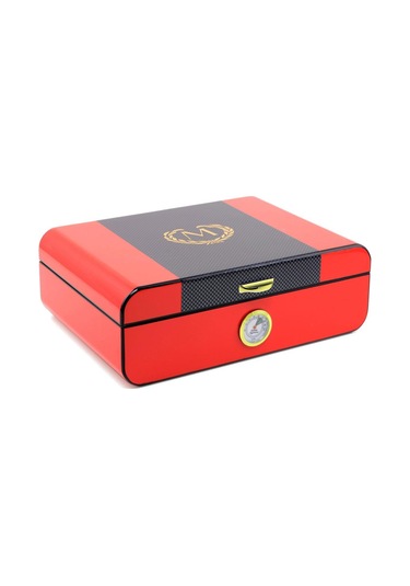 Racing Edition Kardon Dizayn Humidor Puro Kutusu Kırmızı 40's