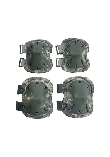 Skycıty Spor Dizlik Seti - Ayarlanabilir Diz Ve Dirsek Koruyucu, Futbol Basketbol Koşu İçin Destekli Kolluklu Dizlik Aparatı Çok Renkli - Standart Çok Renkli