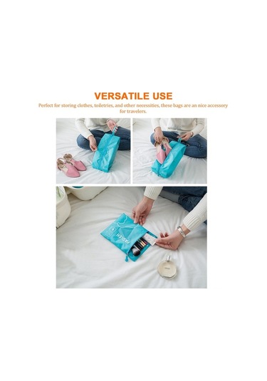 Novahub Seyahat Çantası Organizatörü: 7 Parça Havalı Mesh Ve Su Geçirmez Çanta Seti Kırmızı Kırmızı