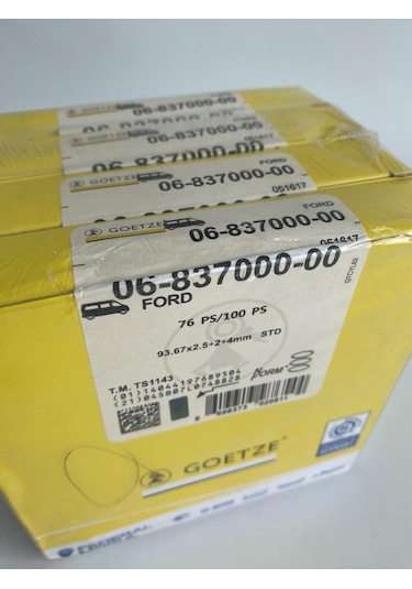 Goetze 06 837000 00 Ford Transit Dizel Motor Segman Takımı