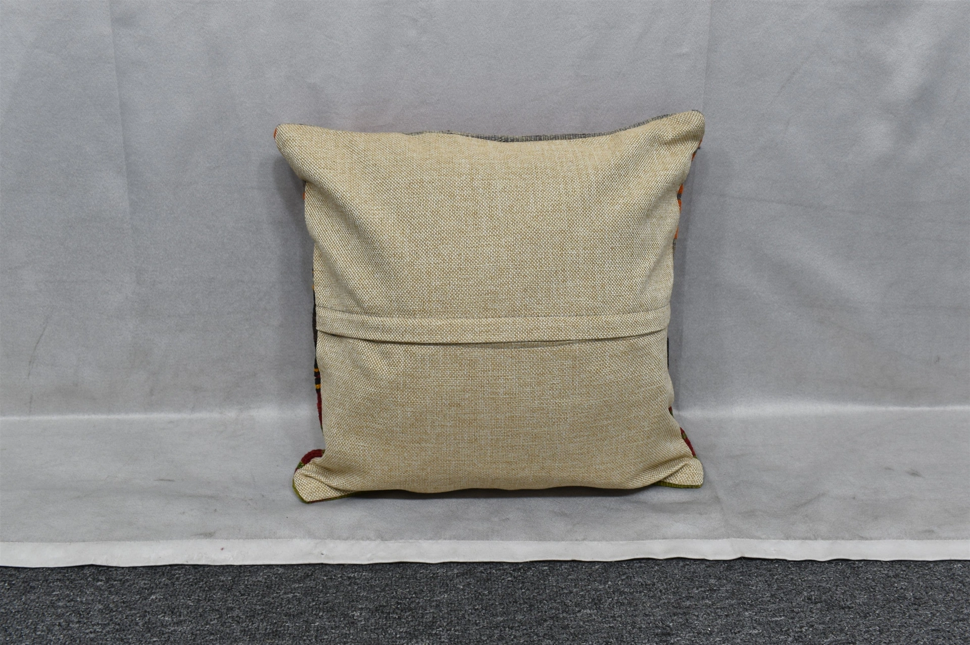 Zehra Abla Halı Yeni El Dokuma Dekoratif Kilim Kırlent Yastık Kılıfı 6520 Çok Renkli