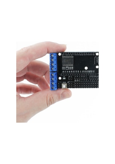 Nodemcu L293d Shield Motor Sürücü Esp8266 Kablosuz Internet Wifi Motor Uzaktan Kontrol Robo