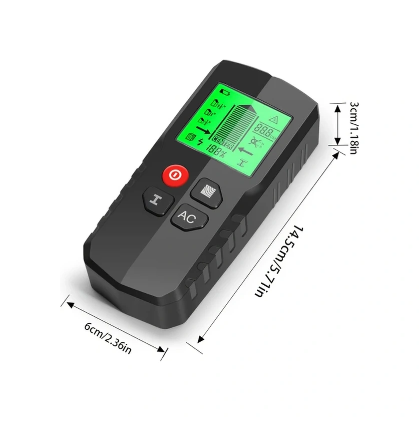 Willowhaven Siyah Vvıa Profesyonel Duvar Tarayıcı - Yüksek Çözünürlüklü Lcd Ekran