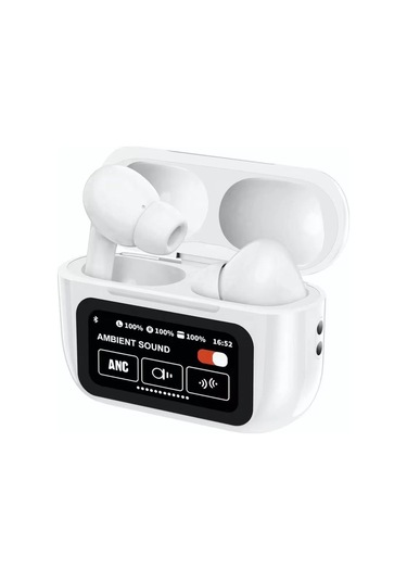 Qifit Pro2 Anc Dokunmatik Ekranlı Bluetooth 5.3 Kulaklık + Askı Asma İpi