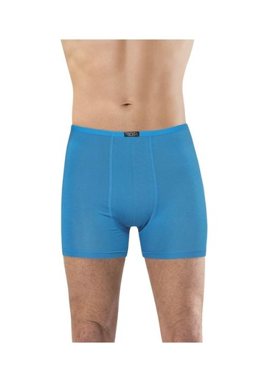Kit İç Giyim Anıt 1273 Tekli Bambu Ve Likralı Erkek Boxer Mavi