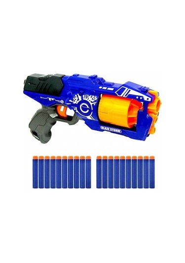 Nerf Stil Sünger Mermi Fırlatan Nişancı Oyuncak Blaze Storm Taban