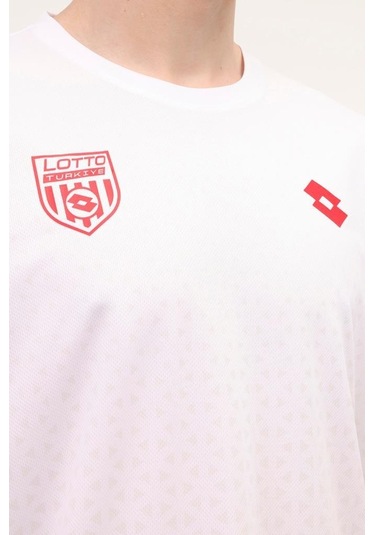 Lotto M-ally Tee 4fx 101930084 Erkek Tişört Beyaz S-xxl 001