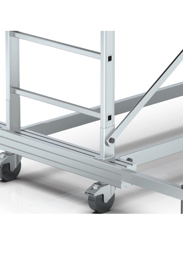 Mht- Sky Master İki Parçalı Alüminyum İskele Merdiven 2x2 1 Adet